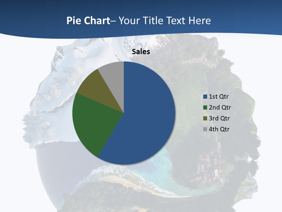 Isolated Mountain Landscape PowerPoint Template