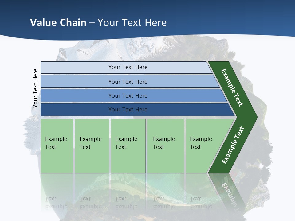 Isolated Mountain Landscape PowerPoint Template
