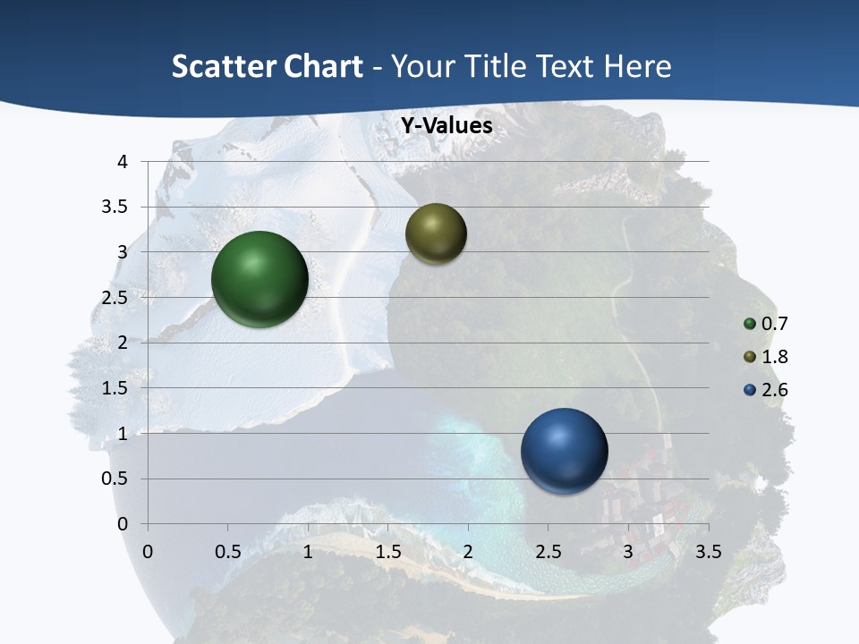 Isolated Mountain Landscape PowerPoint Template