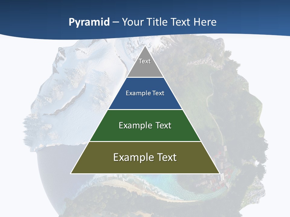 Isolated Mountain Landscape PowerPoint Template