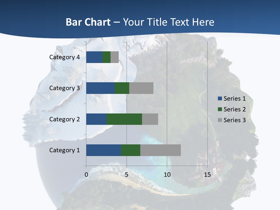 Isolated Mountain Landscape PowerPoint Template