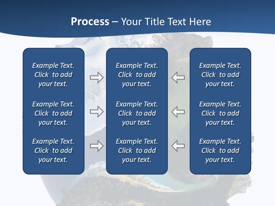 Isolated Mountain Landscape PowerPoint Template