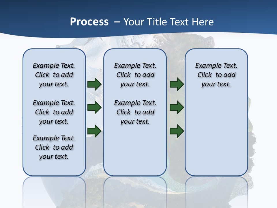 Isolated Mountain Landscape PowerPoint Template