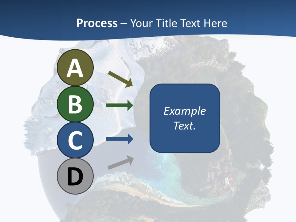 Isolated Mountain Landscape PowerPoint Template