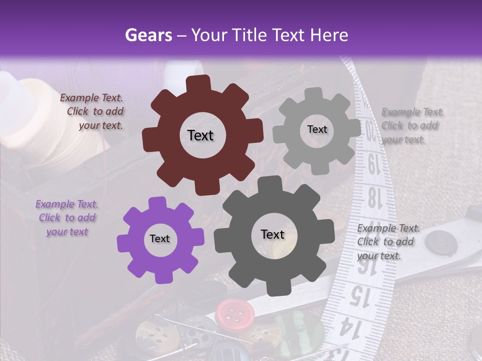 Pile Close Up Light PowerPoint Template