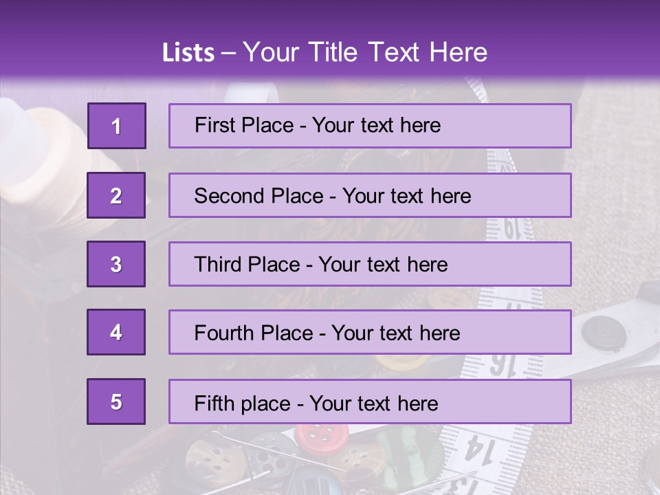 Pile Close Up Light PowerPoint Template