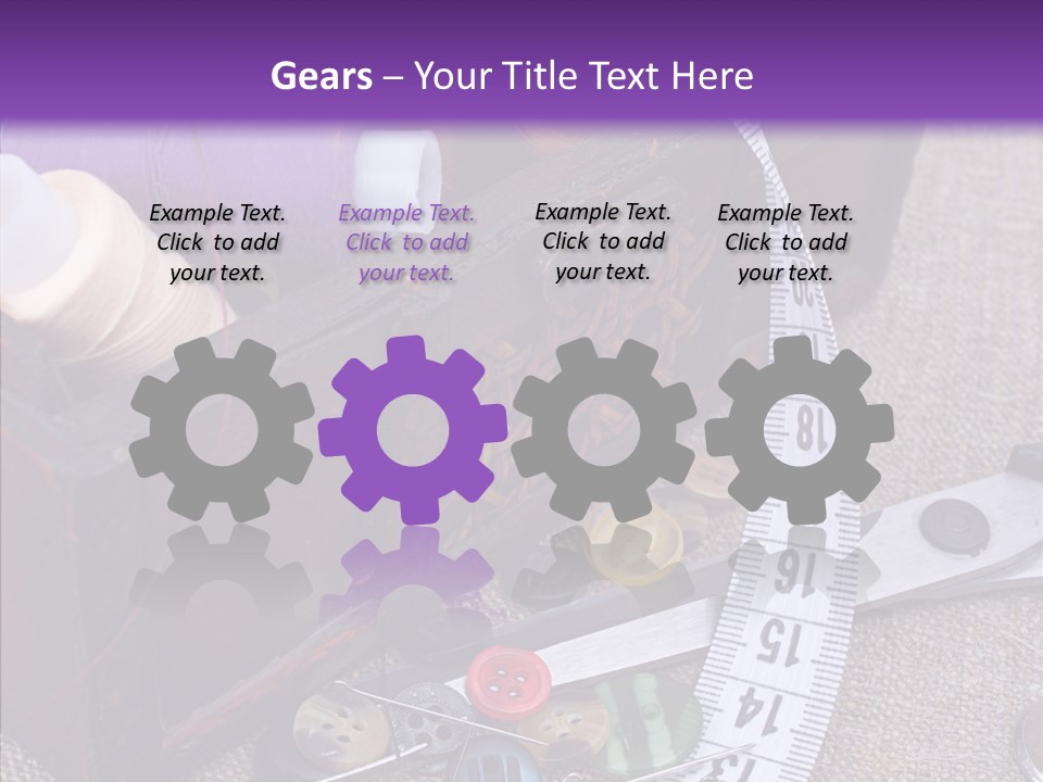 Pile Close Up Light PowerPoint Template