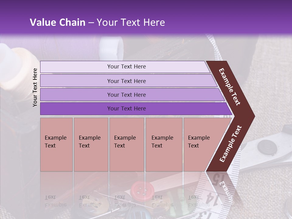 Pile Close Up Light PowerPoint Template