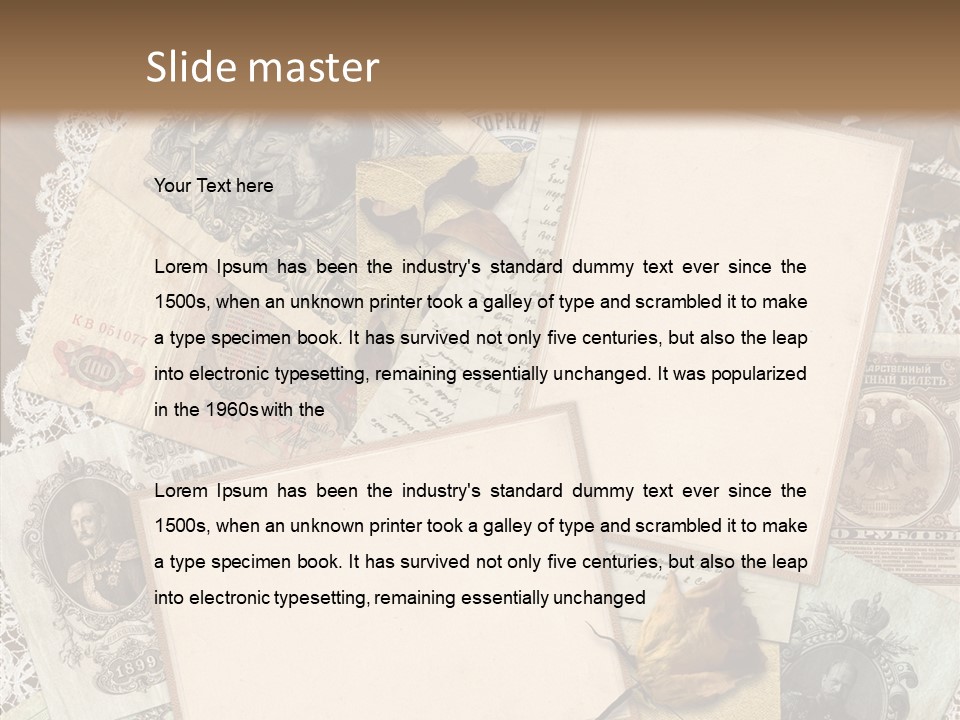 Victorian Design Frame PowerPoint Template