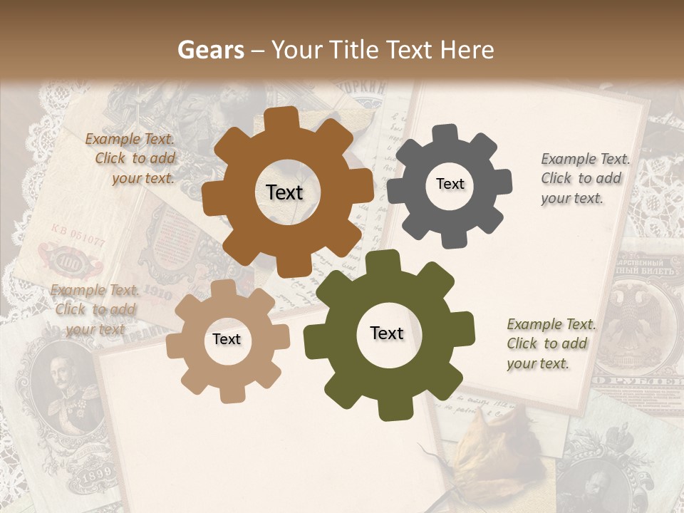 Victorian Design Frame PowerPoint Template