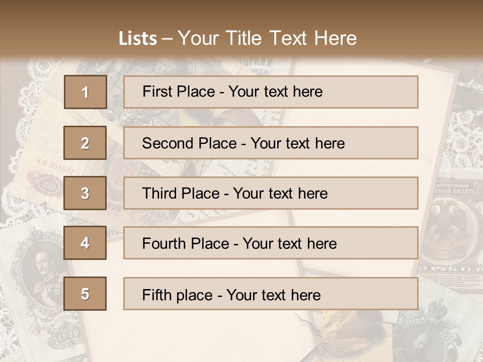 Victorian Design Frame PowerPoint Template