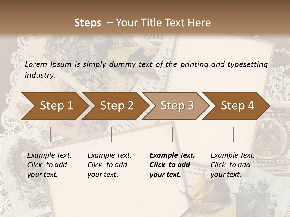 Victorian Design Frame PowerPoint Template