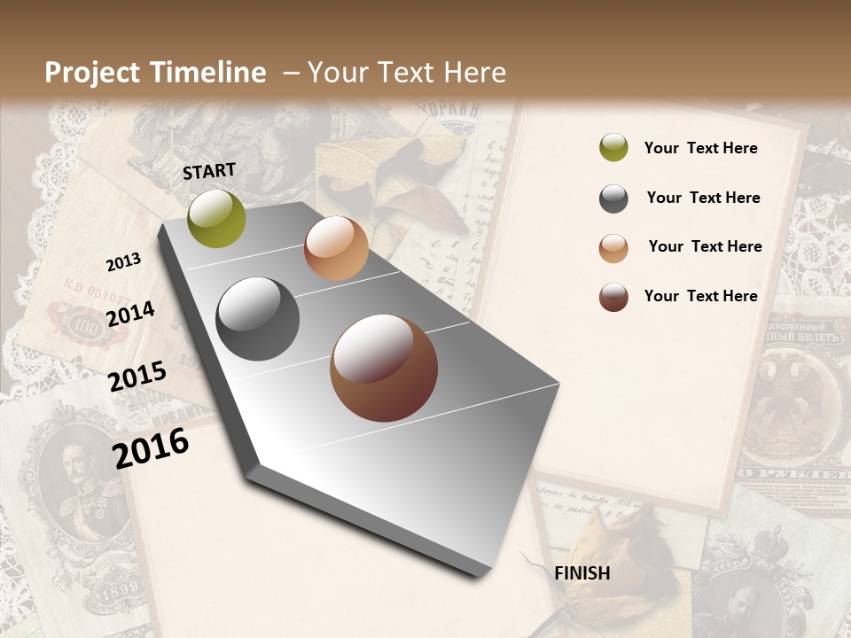 Victorian Design Frame PowerPoint Template