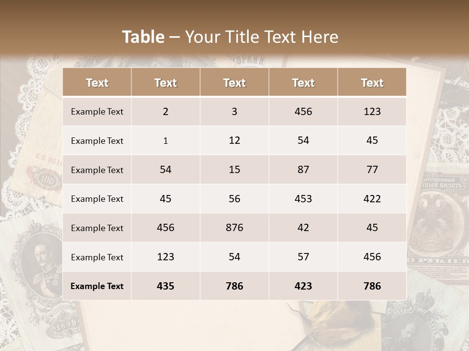 Victorian Design Frame PowerPoint Template