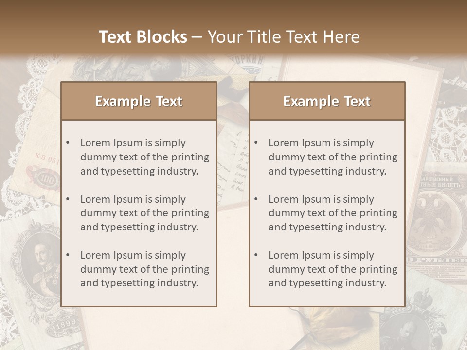 Victorian Design Frame PowerPoint Template