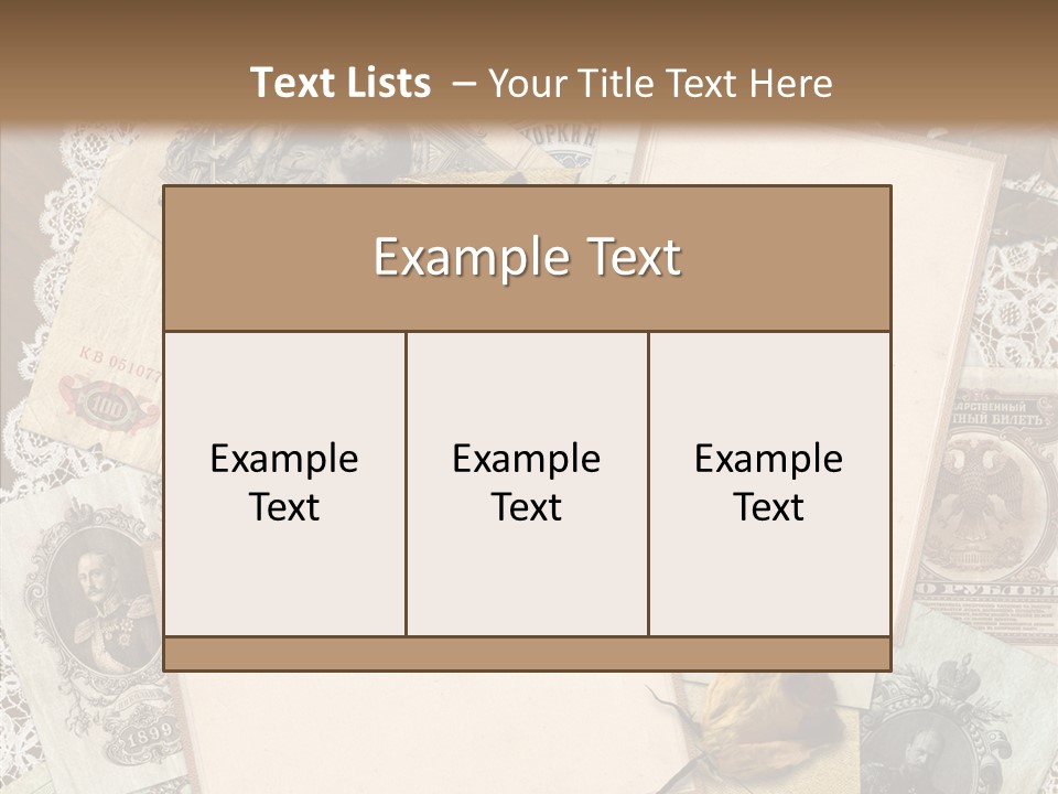 Victorian Design Frame PowerPoint Template