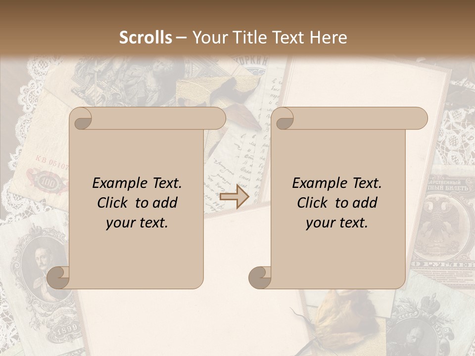 Victorian Design Frame PowerPoint Template