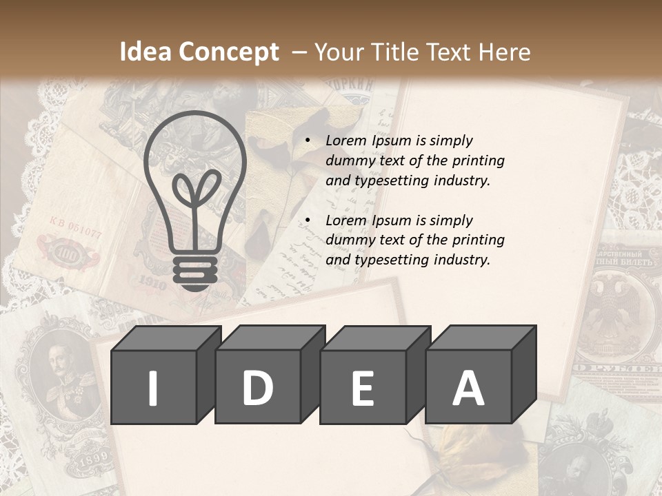 Victorian Design Frame PowerPoint Template