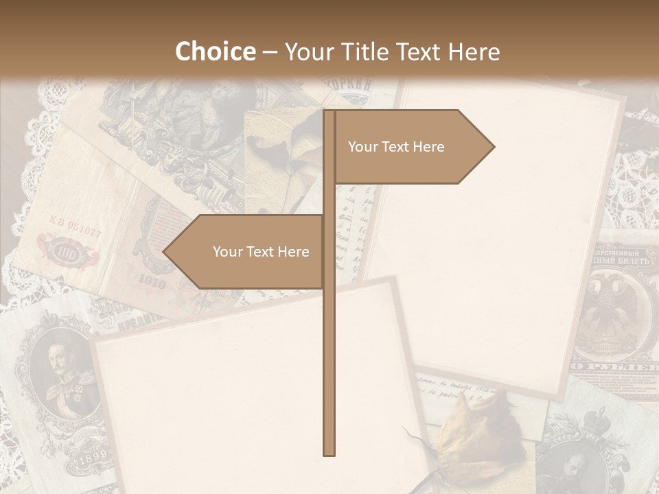 Victorian Design Frame PowerPoint Template
