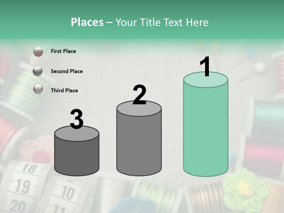 Setting Wooden Gold PowerPoint Template