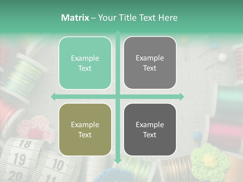 Setting Wooden Gold PowerPoint Template