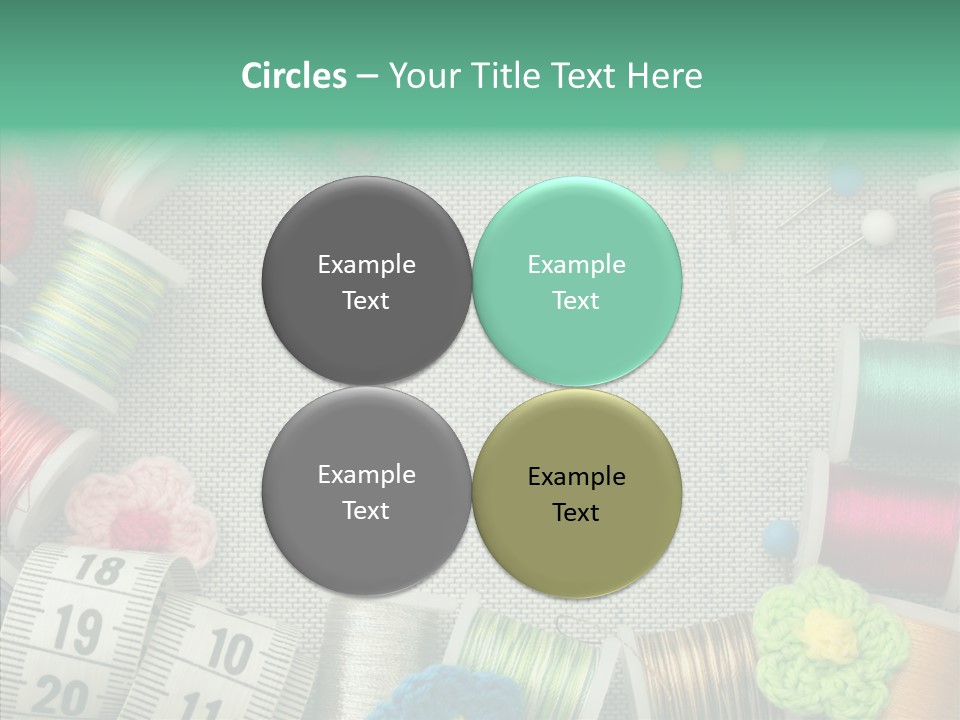 Setting Wooden Gold PowerPoint Template