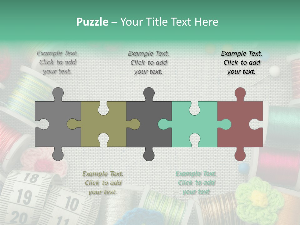 Setting Wooden Gold PowerPoint Template