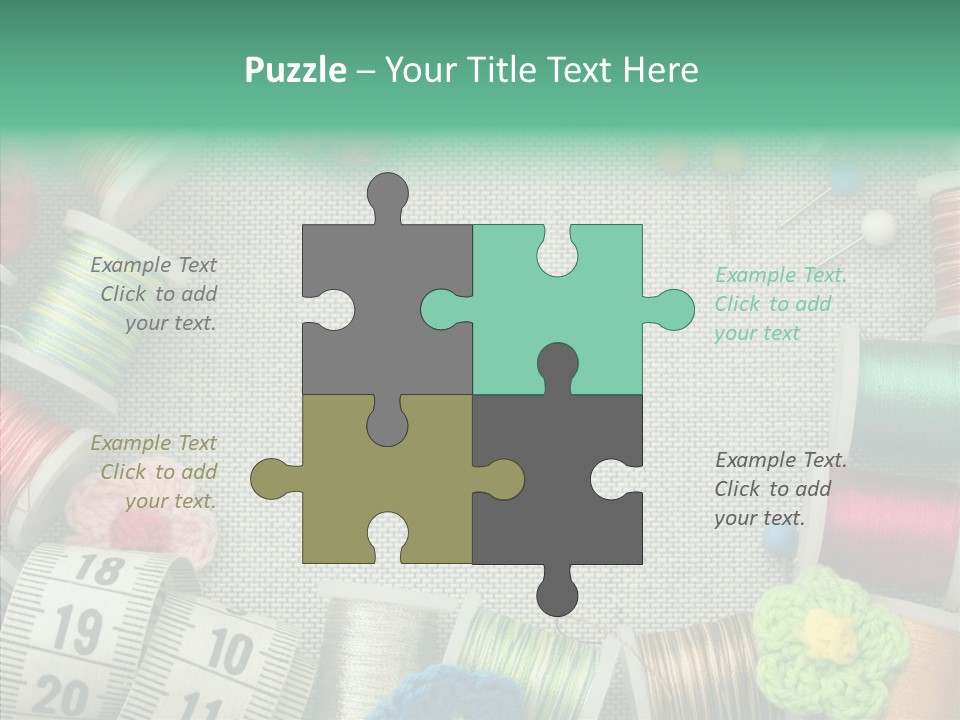 Setting Wooden Gold PowerPoint Template