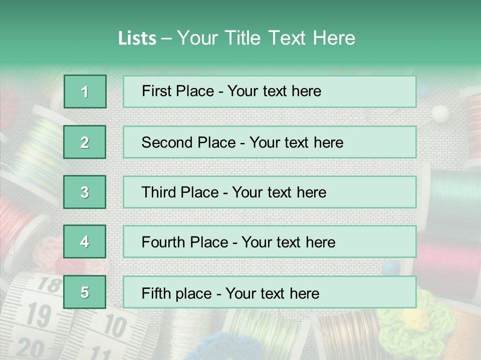 Setting Wooden Gold PowerPoint Template
