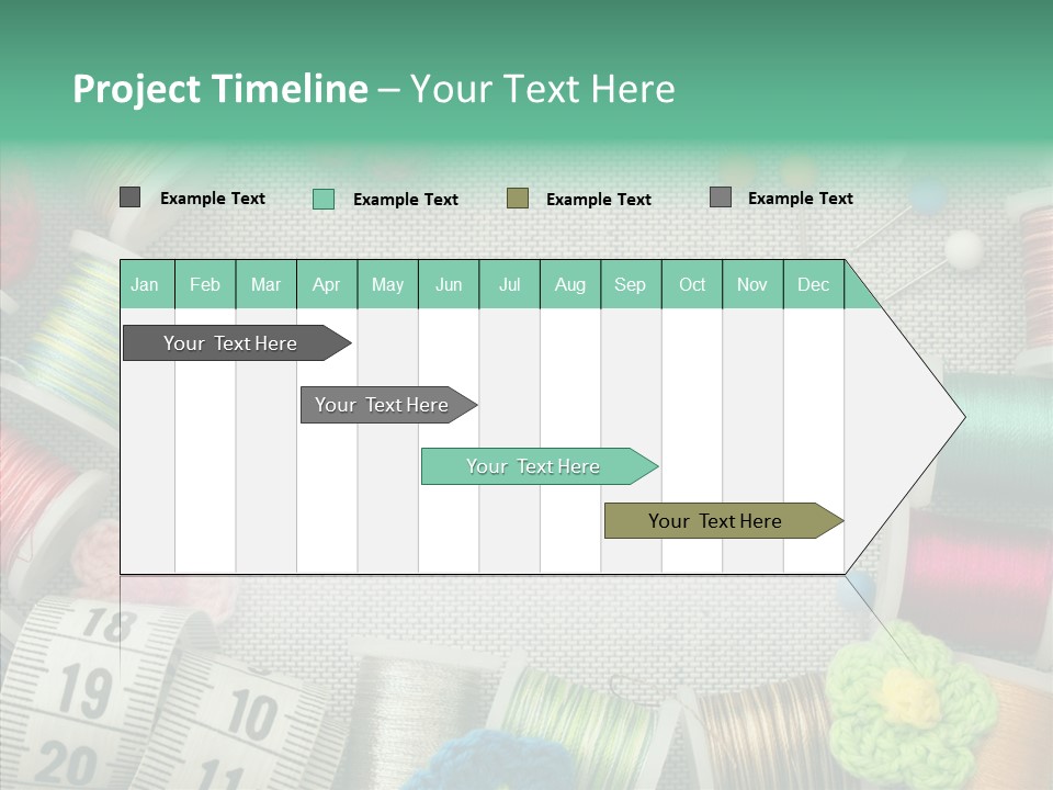 Setting Wooden Gold PowerPoint Template