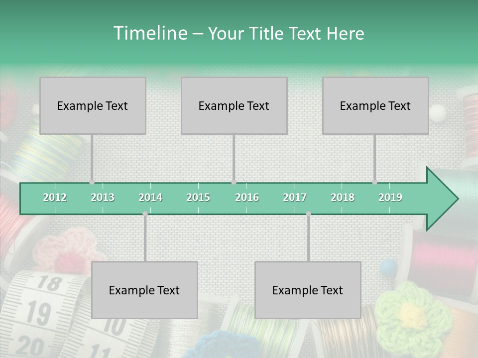 Setting Wooden Gold PowerPoint Template