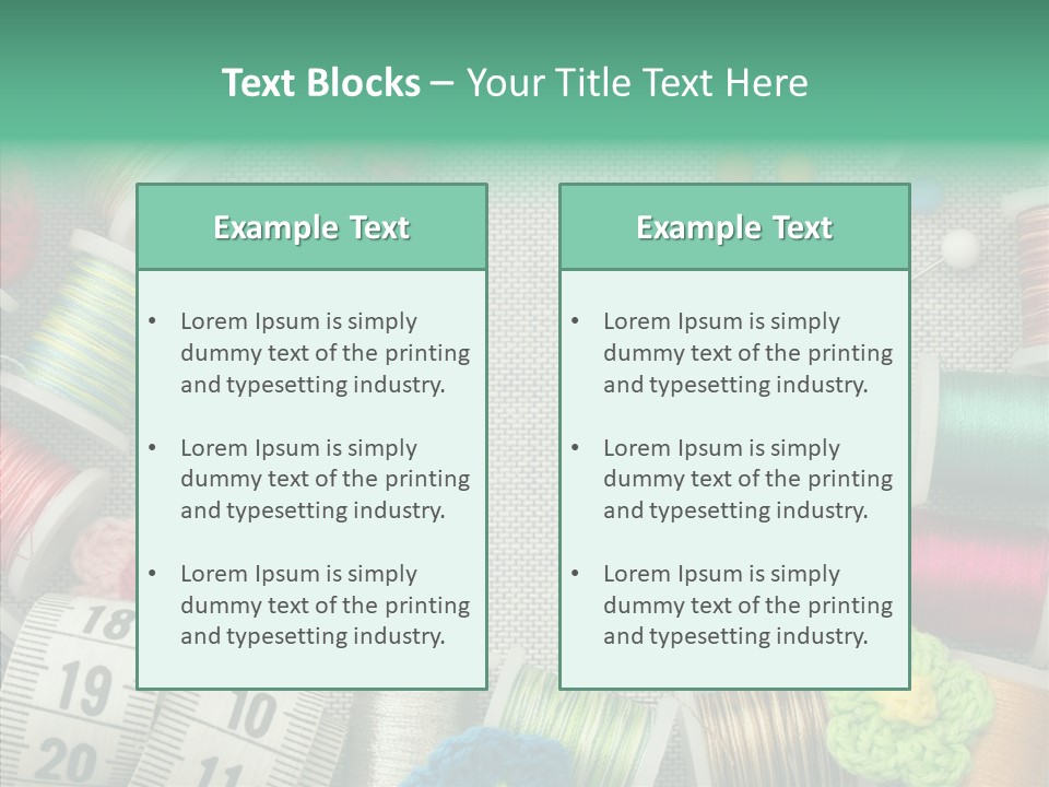 Setting Wooden Gold PowerPoint Template