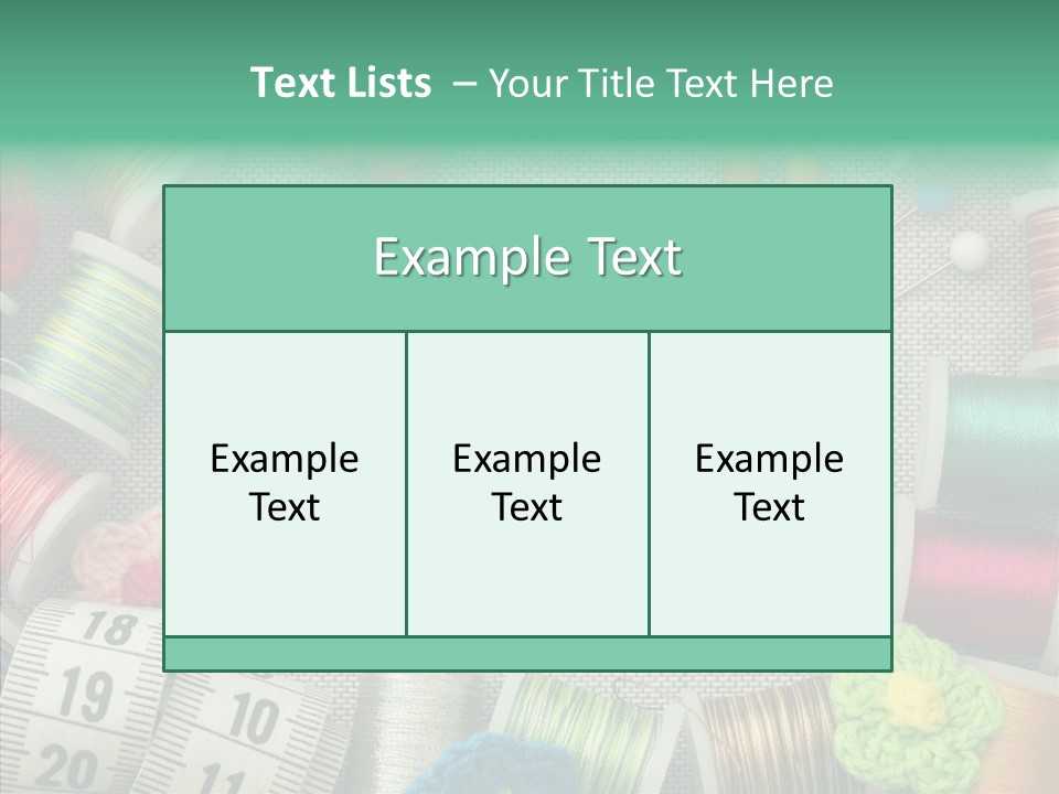 Setting Wooden Gold PowerPoint Template