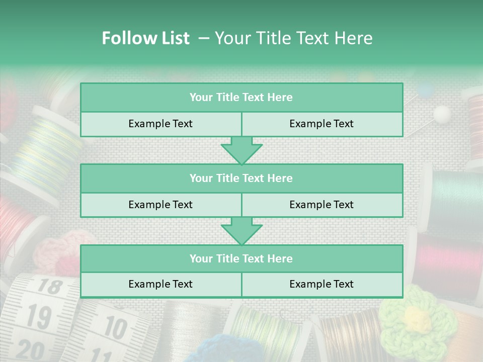 Setting Wooden Gold PowerPoint Template