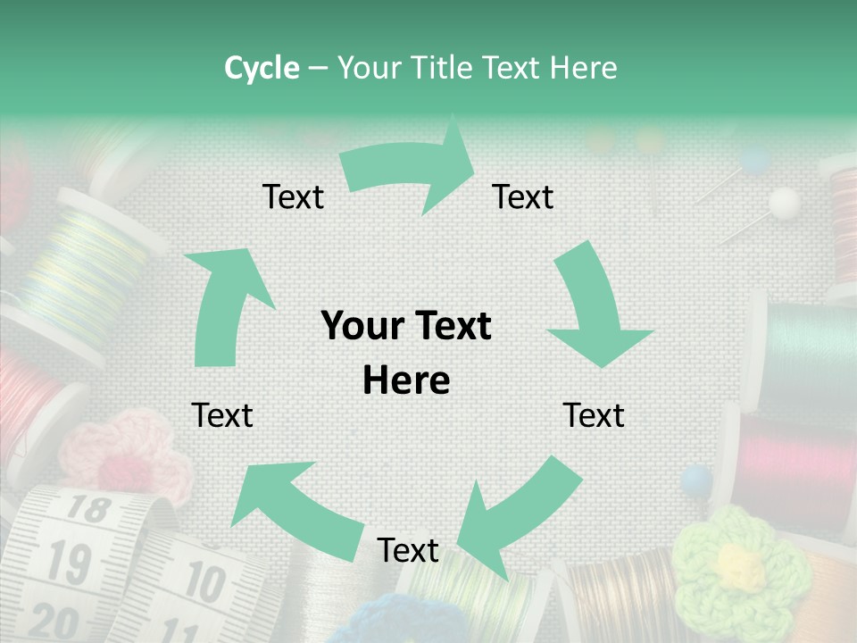 Setting Wooden Gold PowerPoint Template