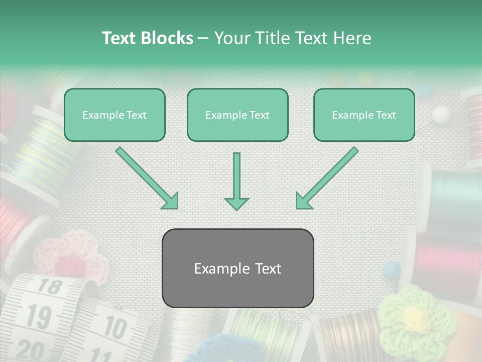 Setting Wooden Gold PowerPoint Template