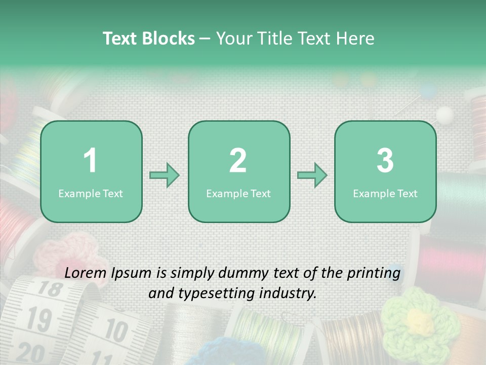 Setting Wooden Gold PowerPoint Template