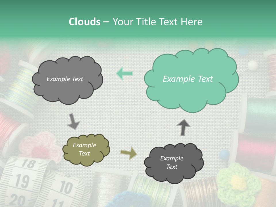 Setting Wooden Gold PowerPoint Template