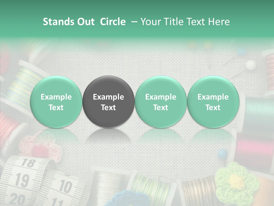 Setting Wooden Gold PowerPoint Template