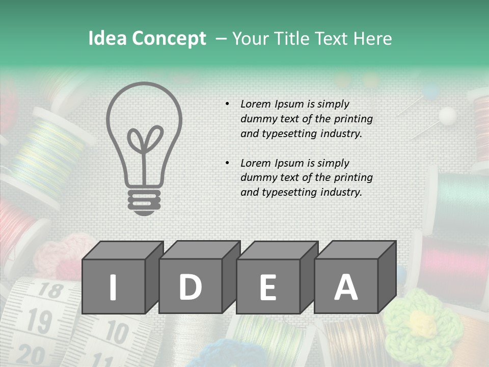 Setting Wooden Gold PowerPoint Template