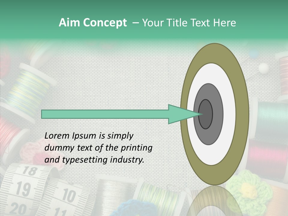 Setting Wooden Gold PowerPoint Template