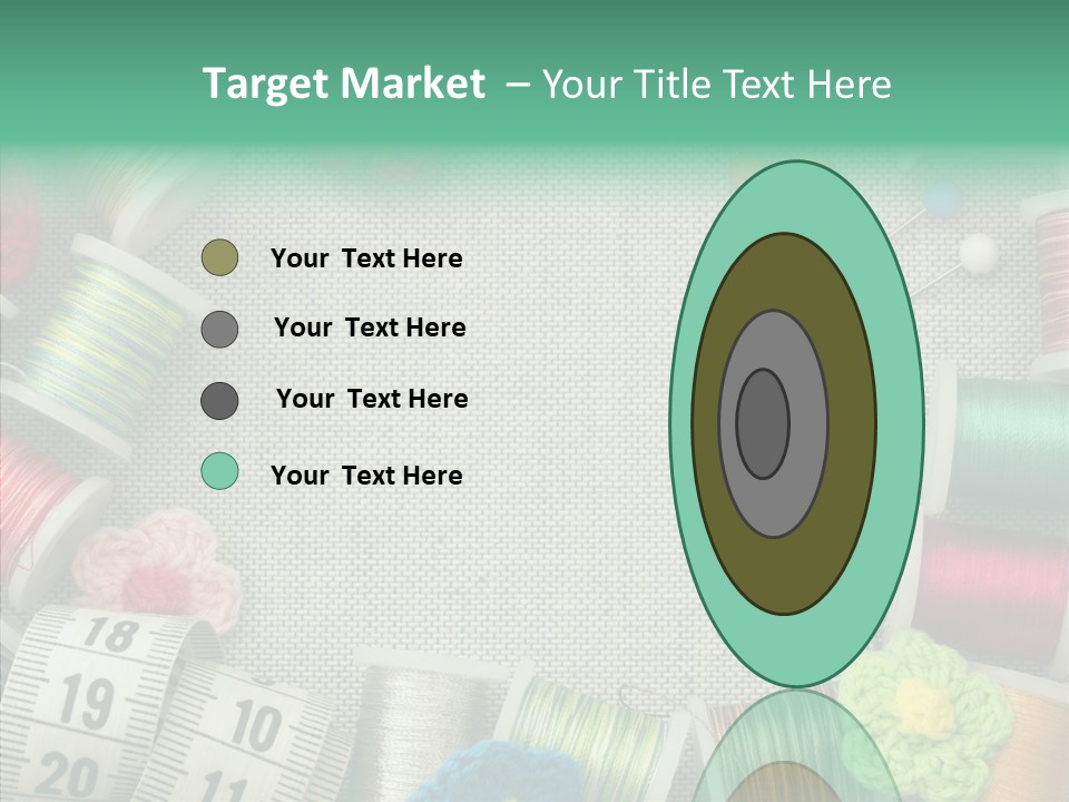 Setting Wooden Gold PowerPoint Template