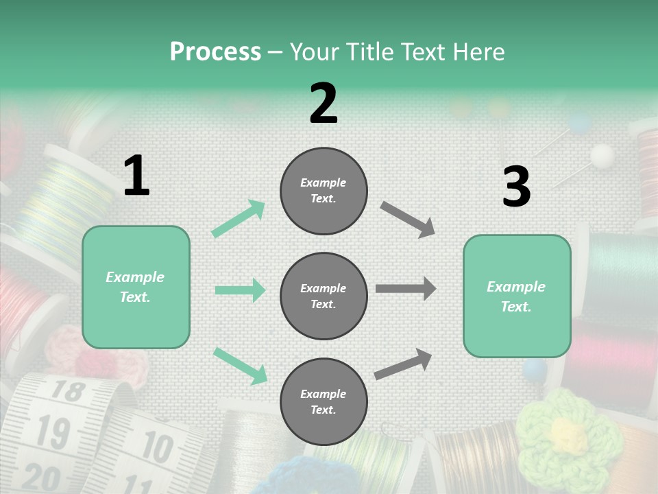 Setting Wooden Gold PowerPoint Template