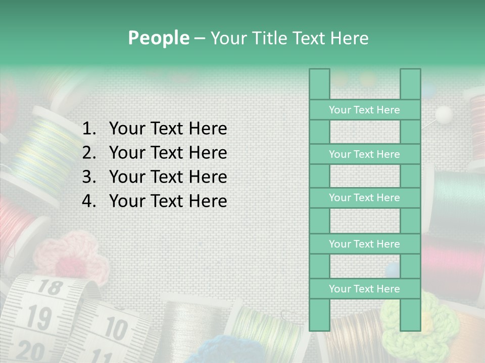 Setting Wooden Gold PowerPoint Template