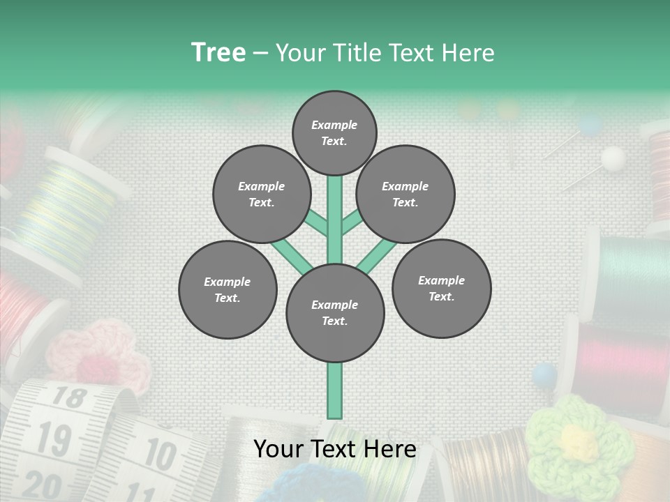 Setting Wooden Gold PowerPoint Template