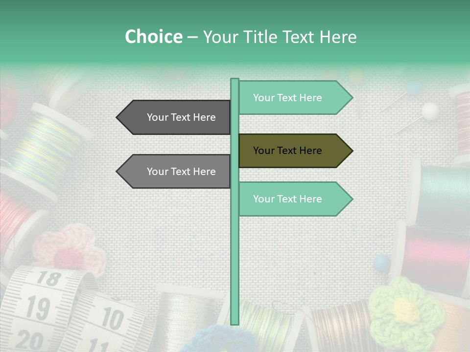 Setting Wooden Gold PowerPoint Template