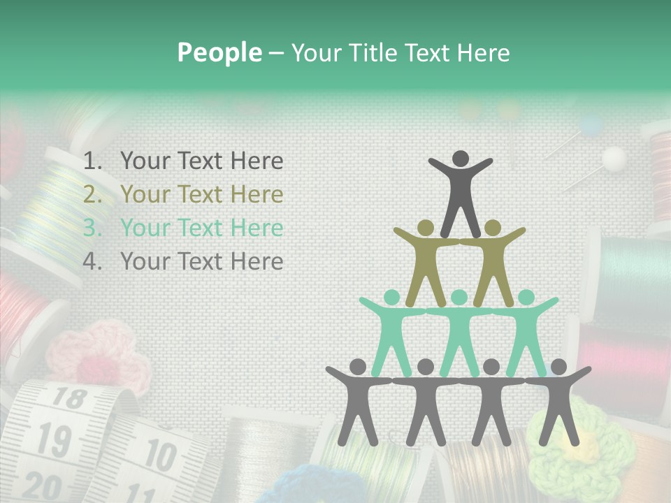 Setting Wooden Gold PowerPoint Template