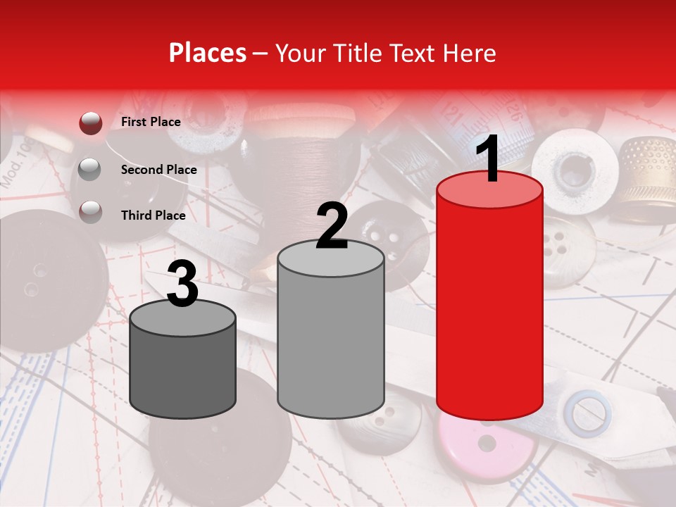 Sew Spool Textile PowerPoint Template