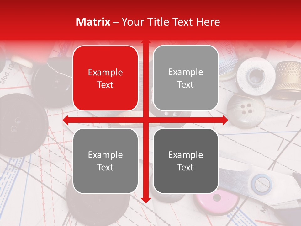 Sew Spool Textile PowerPoint Template