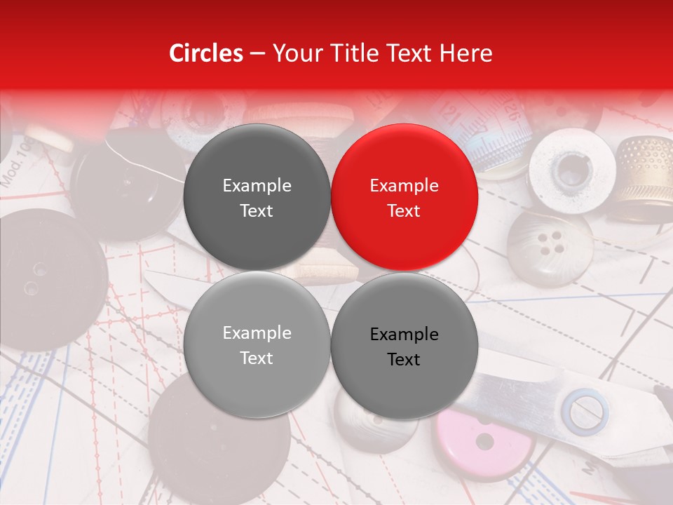 Sew Spool Textile PowerPoint Template